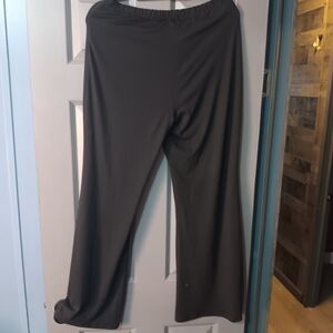 SHEIN Black Curvy 1XL Wide Leg Pull-On Pants